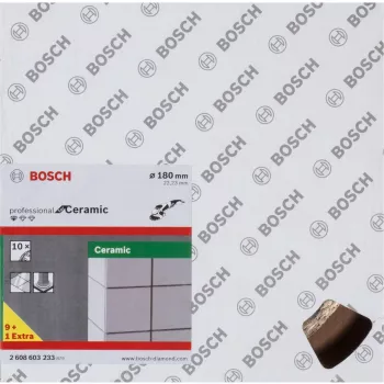 Deimantinis pjovimo diskas keramikai Bosch Professional Ø180 mm, 10 vnt., anga 22,23 mm