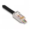 DeLOCK RJ45 modulinis kištukas Cat.6 50 vnt. su apsauginiais gaubteliais nuo lenkimo