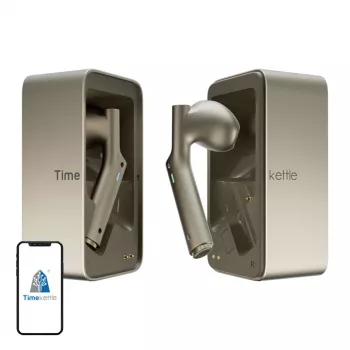 Ausinis vertėjas Timekettle W4 AI Gold — sinchroninio vertimo ausinės