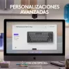 „Logitech MX Mechanical Mini“ belaidė klaviatūra be skaičių bloko, Bluetooth