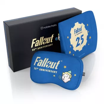 Kaklo pagalvėlė / Juosmens pagalvėlė noblechairs Fallout 25th Anniversary Edition Mėlyna 2 vnt.