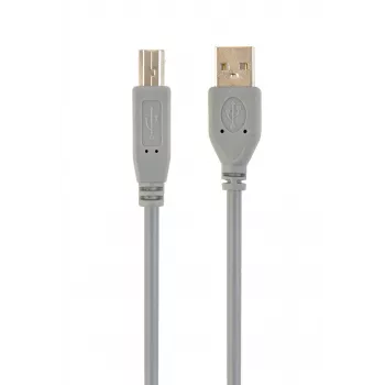 USB 2.0 A-kištukas B-kištukas 6 pėdų kabelis, pilka spalva