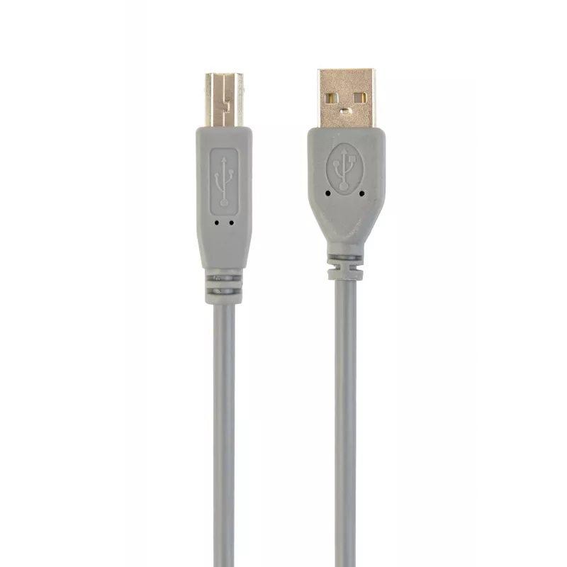 USB 2.0 A-kištukas B-kištukas 6 pėdų kabelis, pilka spalva