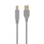 USB 2.0 A-kištukas B-kištukas 6 pėdų kabelis, pilka spalva