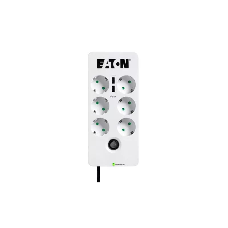Eaton Protection Box 6 USB DIN maitinimo lizdas