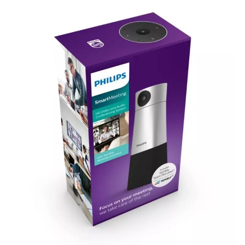 Philips PSE0550 vaizdo konferencijų kamera juoda, sidabrinė 3840 x 2160 pikselių 30 k./s. CMOS 25,4 / 2,8 mm (1 / 2,8 colio)