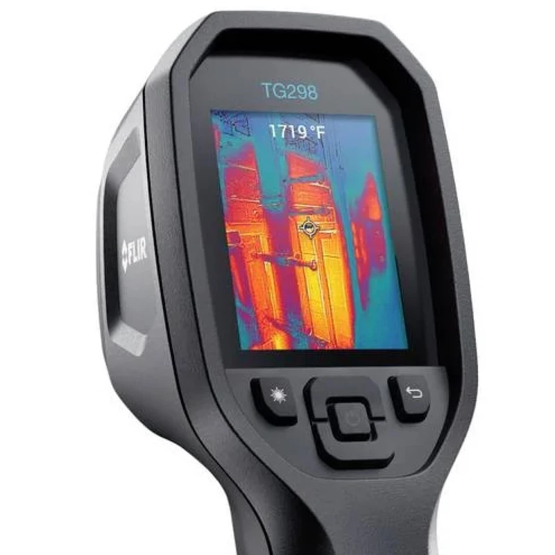 Termovizorinė kamera FLIR TG298 rankinė -25 iki +1080 °C, 320×240 LCD, 2,4 col. ekranas, IP54, USB-C, 8 GB