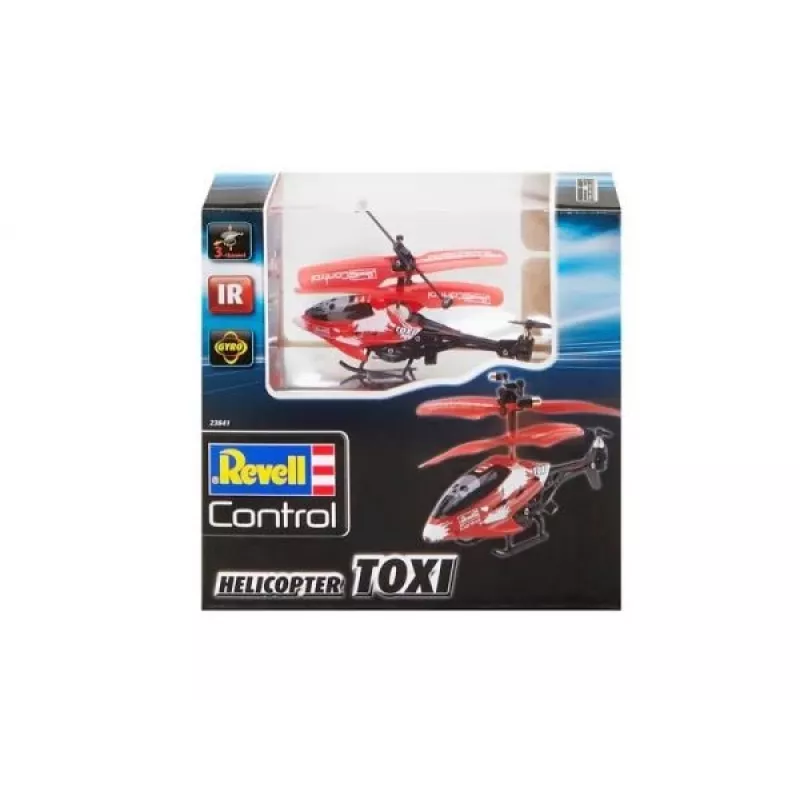 RC sraigtasparnis Revell TOXI elektrinis variklis, LiPo 75 mAh, 15 g, balta/raudona/juoda