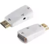 Adapterių laidas / S/CONN 10-01001 HDMI Type A VGA D-Sub 3.5mm baltas