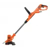 Black & Decker BESTA525-QS, žolės žoliapjovė, 25 cm, nailoninė valas, D formos rankena, 1,6 mm, 10 m