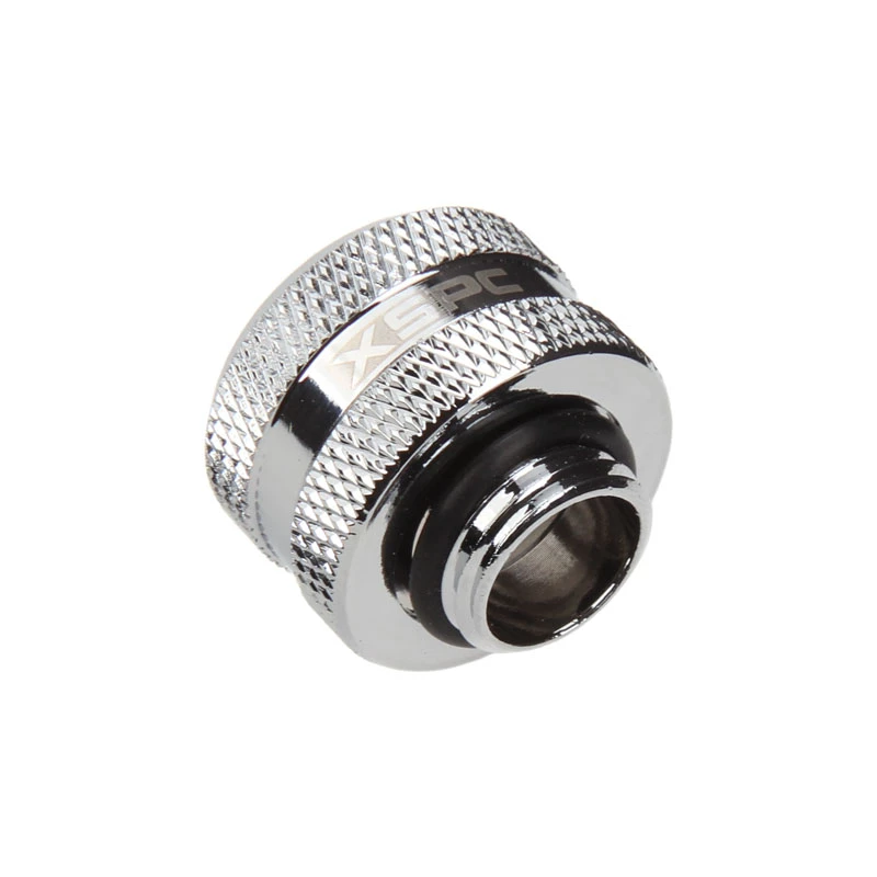 XSPC adapteris G 1/4 colio į 14 mm, chromuotas – 14 mm sriegio adapteris skysčių aušinimo jungtims