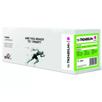 Magenta spalvos dažų kasetė Brother TN248XLM TB-TN248XLMN 100% nauja