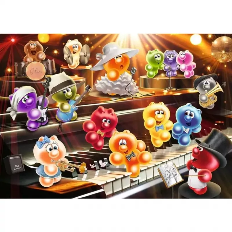 Dėlionė Ravensburger Gelini kuria muziką 1000 dalių – 1000 dalių dėlionė, prekės ženklas Ravensburger