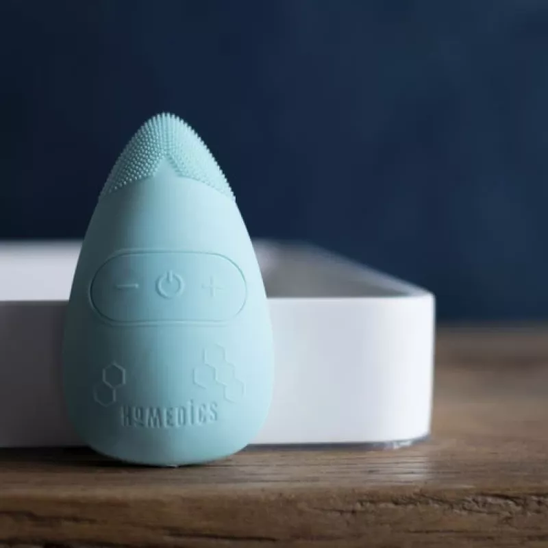 Veido valymo šepetėlis Homedics FAC-350-EUA Honeycomb Silicon, silikoninė korėto tipo galvutė švelniam valymui