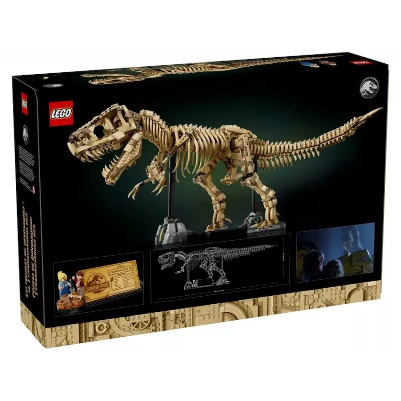 LEGO Dinozaurų Griaučiai Tyrannosaurus 76968 konstravimo rinkinys – surenkamas T. rex griaučių modelis