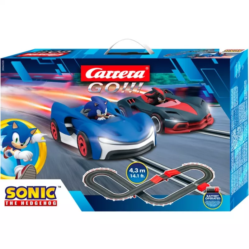 CARRERA GO Sonic trasa 4,3m+kalnas 20063520