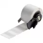 Brady, M6-96-427, vinilas, savaime laminuojantis, Balta/ Skaidri, matinė, 25,40 x 9,53(19,05) mm, kabelio skersmenims nuo 2,00 iki 3,00 mm, nuolatinis (250 vnt.) (173917)