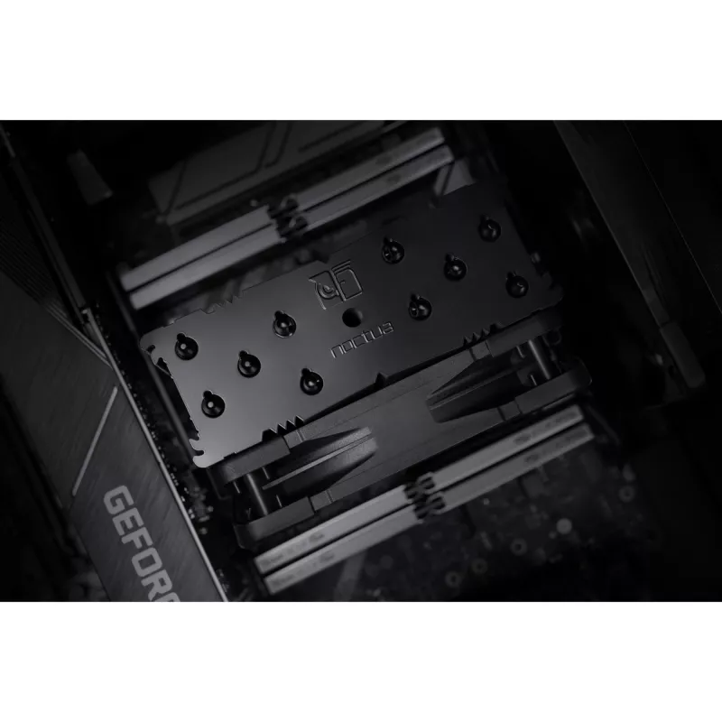 Noctua NH-U12S chromax.Juoda procesoriaus aušintuvas 12 cm