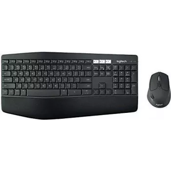 „Logitech MK850 Performance“ belaidės klaviatūros ir pelės rinkinys – viso dydžio (100 %) – belaidis – radijo dažnių belaidis ryšys + „Bluetooth“ – QWERTY – juodas – pelė įeina