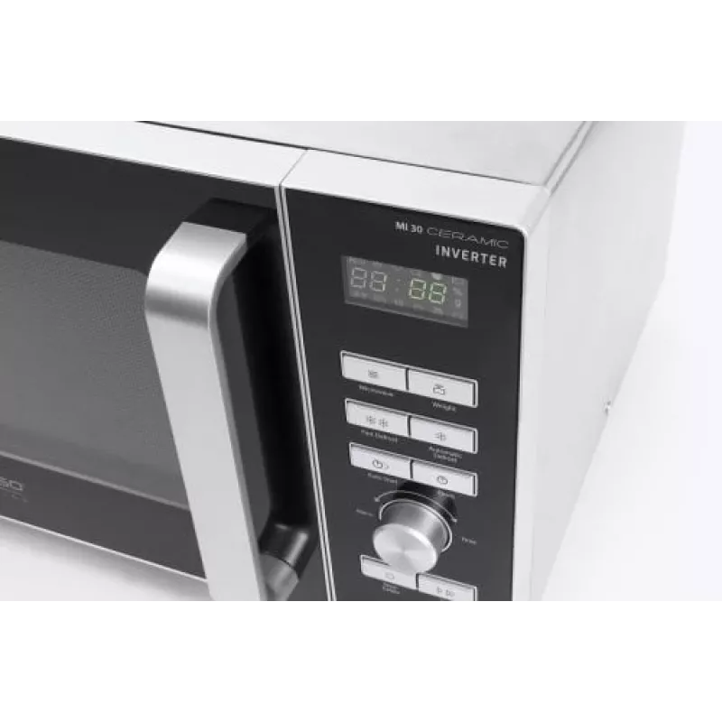 Caso | Keraminė inverterinė mikrobangų krosnelė | MI 30 | Laisvai pastatoma | 30 l | 1000 W | Grilis | Juoda
