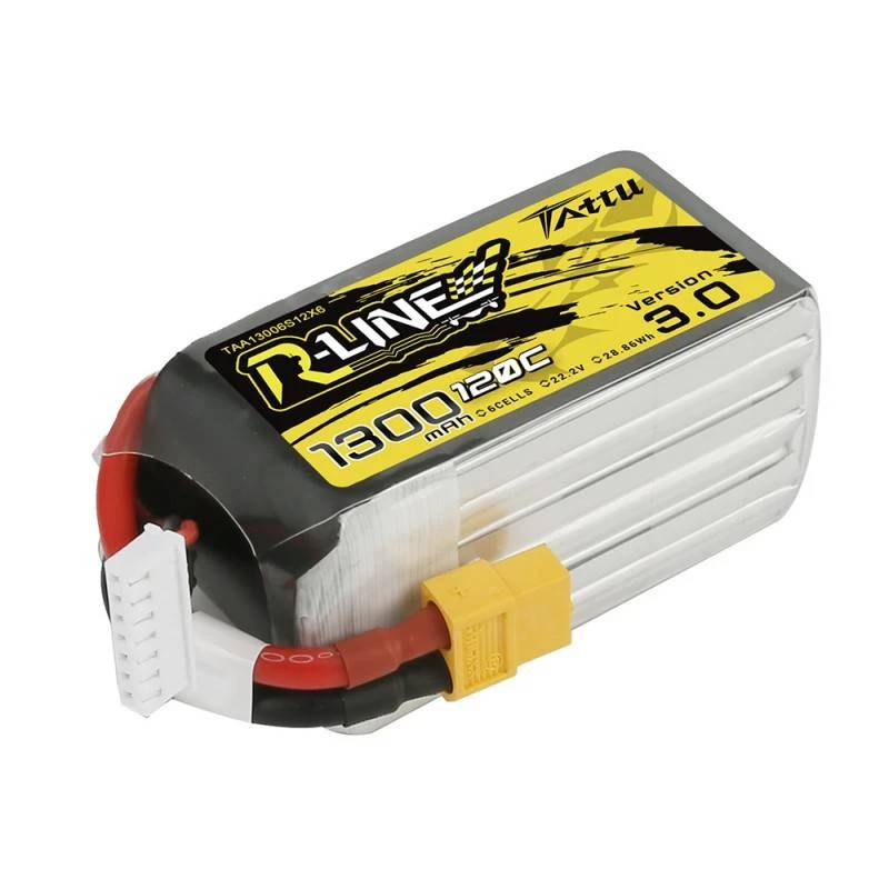 Tattu R-Line Version 3.0 1300mAh 22.2V 120C 6S1P XT60 baterija