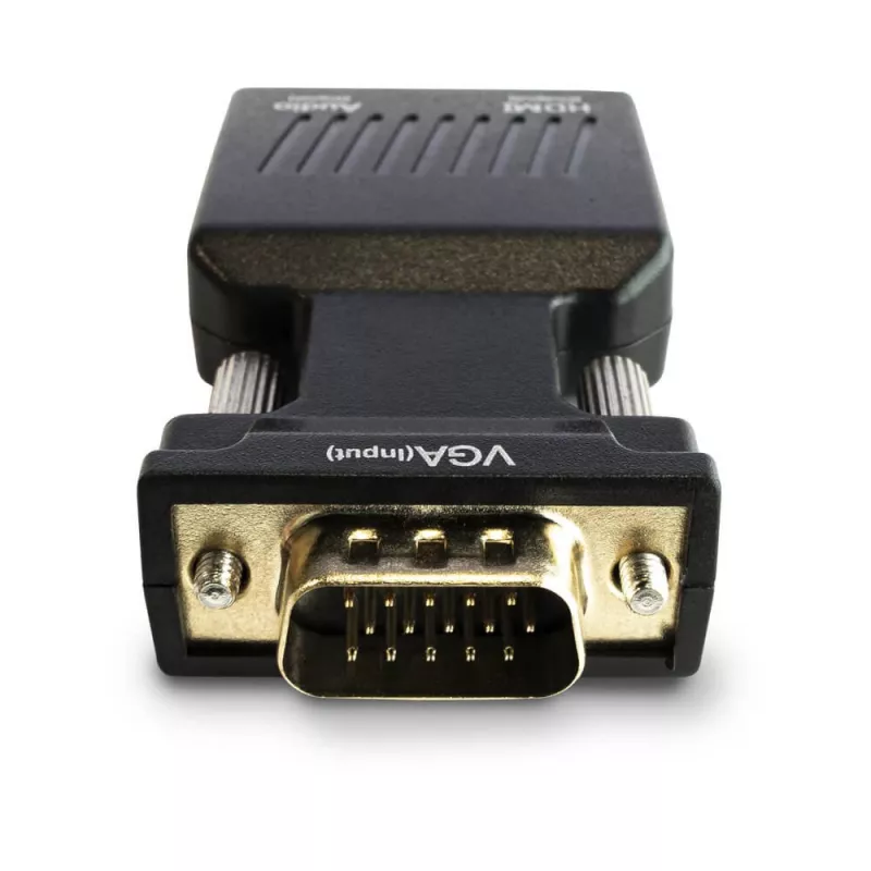 SAVIO CL-145 VGA į HDMI keitiklis, garsas, Full HD, juodas