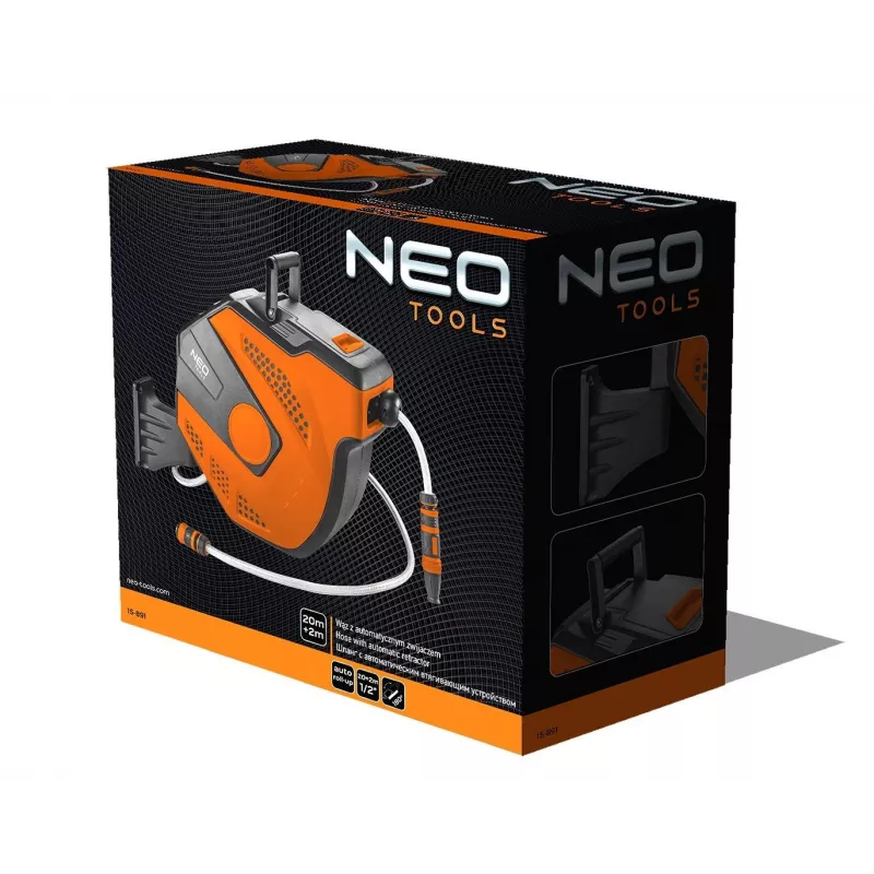 Sodo žarna NEO tools 15-891, 15 m ilgis, patvari medžiaga