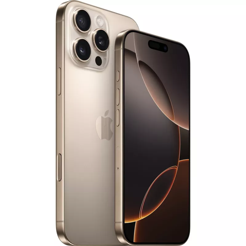 Išmanusis telefonas „Apple iPhone 16 Pro Max“ 6,9 colio 256 GB smėlio spalvos