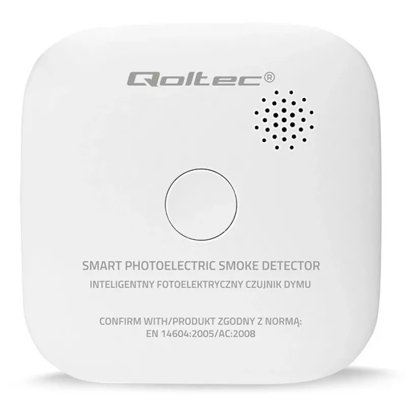 Belaidis dūmų detektorius QOLTEC modelis 52653 su 85 dB baterijos aliarmu