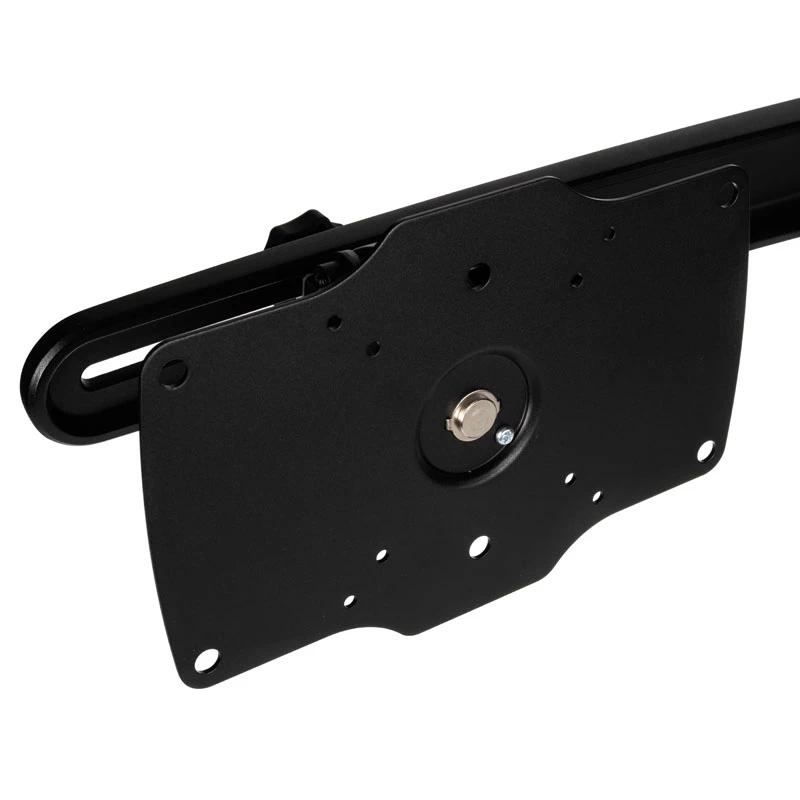SilverStone SST-ARM23BS-L - dvigubas monitoriaus laikiklis - juodas