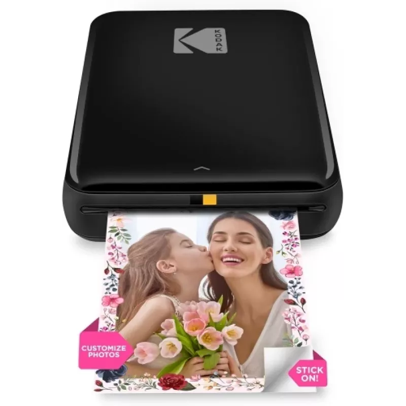 Kodak STEP Instant Mobile Photo spausdintuvas, spalvotas, ZINK 2x3'', 1 psl./min., Bluetooth, juodas