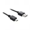USB laidas DeLOCK 85554 USB 2.0 2m USB A Mini-USB B Juodas