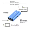 HDMI kartotuvas, 20 m, 8K 60 Hz, HDCP 2.3 alu, blu