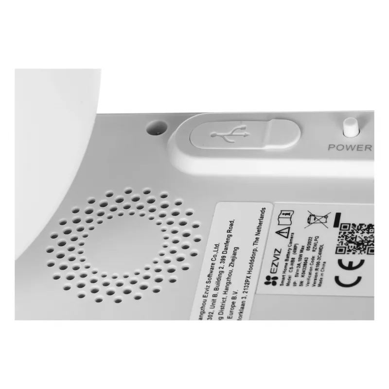 IP stebėjimo kamera EZVIZ HB8 4MP (2560×1440), lauko, PTZ, Wi‑Fi, baterija/DC, su saulės baterija