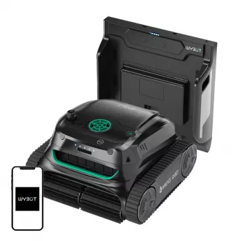 Baseino valymo robotas Wybot S2 Pro — belaidis robotizuotas baseino valytuvas, modelis S2 Pro