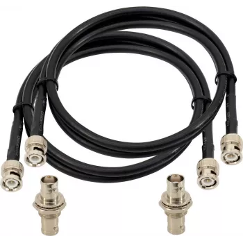 Koaksialinio BNC antenos kabelio rinkinys Omnitronic 5 m modelis 13063038