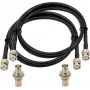 Koaksialinio BNC antenos kabelio rinkinys Omnitronic 5 m modelis 13063038