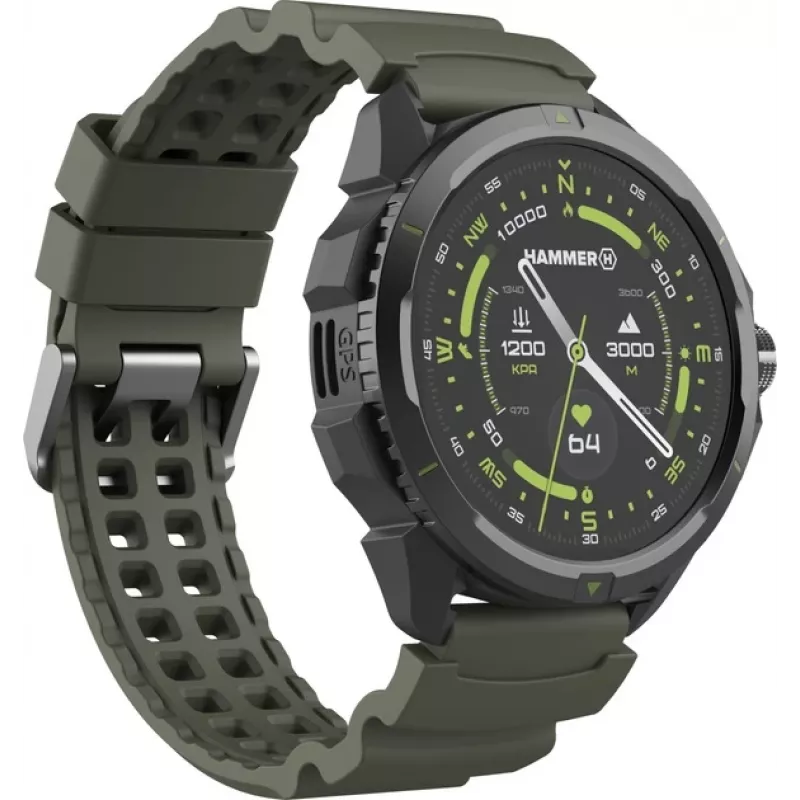 Hammer Watch 2 | Išmanusis laikrodis | AMOLED | 1,5” | Karinė versija