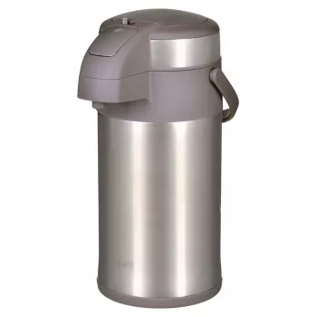Termosas Maestro MR-1637-400-GOLD 4 L izoliuotas nerūdijančio plieno kelioninis indas, sandarus, mygtuku atidaromas dangtelis