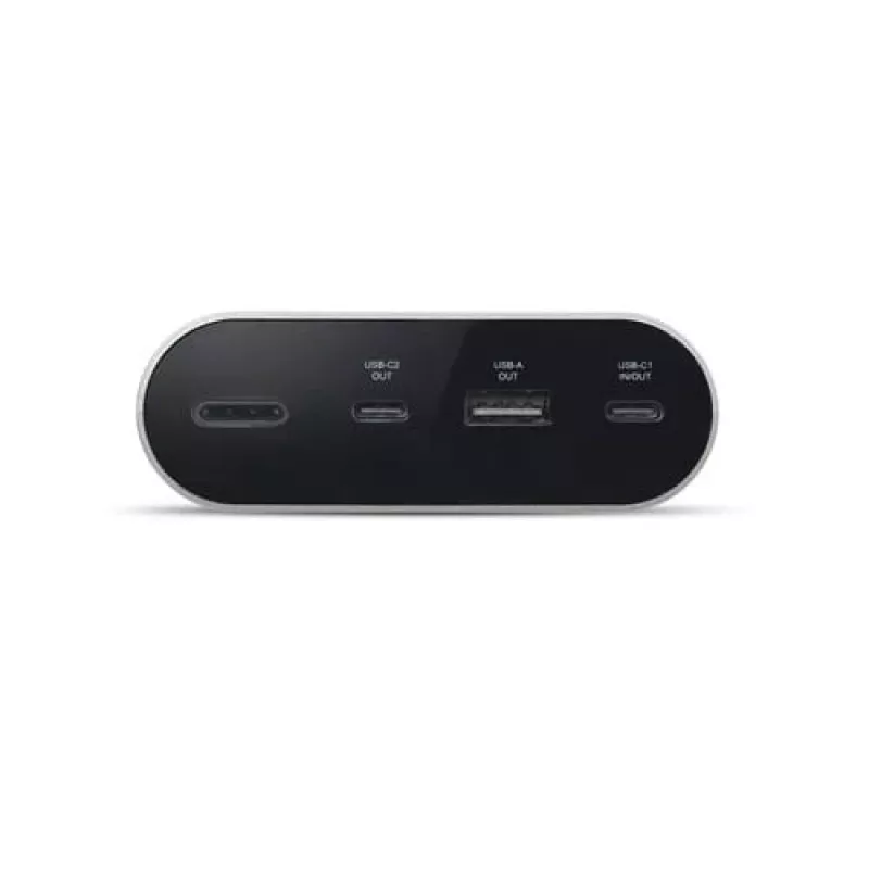 Nešiojamasis įkroviklis Dell APB081GL 24000 mAh, 1x USB-A + 2x USB-C, 2 A išėjimo srovė, pilkas, 0,69 kg