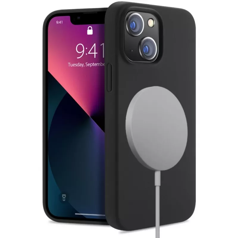 StyleShell Shock, Telefono dėklas juodas, iPhone 16 Plus, suderinamas su MagSafe
