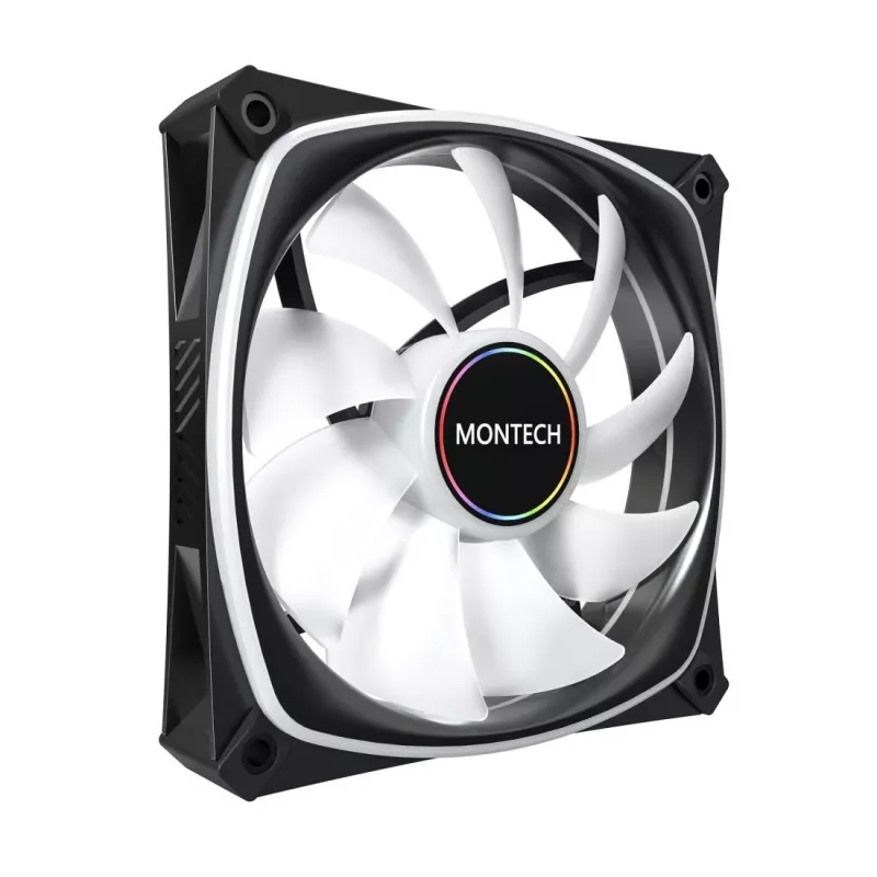MONTECH AX120 PRO JUODAS 120mm ARGB korpuso ventiliatorius