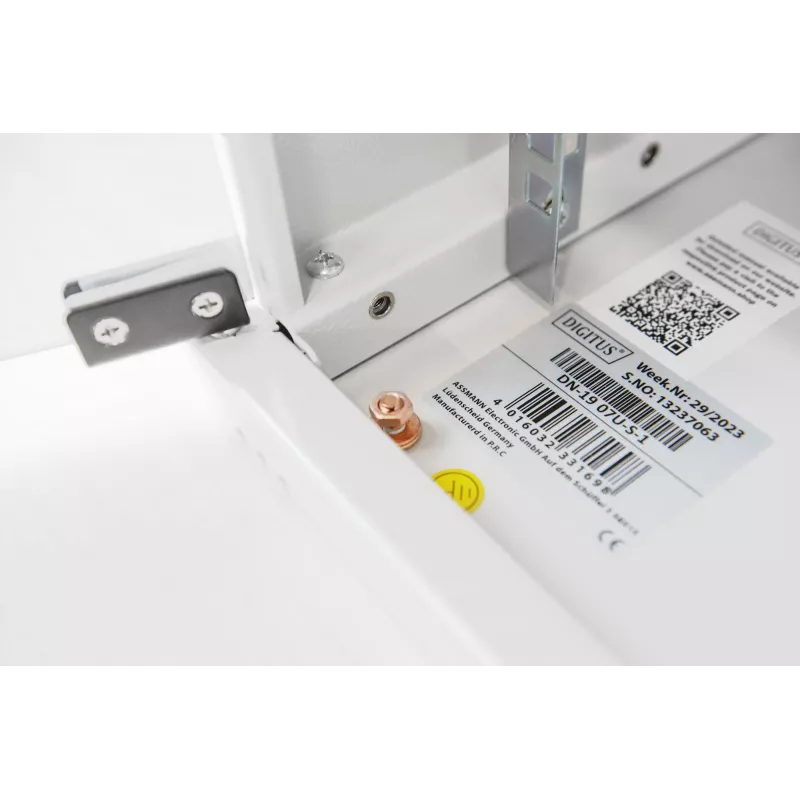 DIGITUS Compact Series DN-19 12-U-S-1 - sieninė spinta - šviesiai pilka, RAL 7035 - 12U - 48,3 cm (19) (DN-19 12-U-S-1)