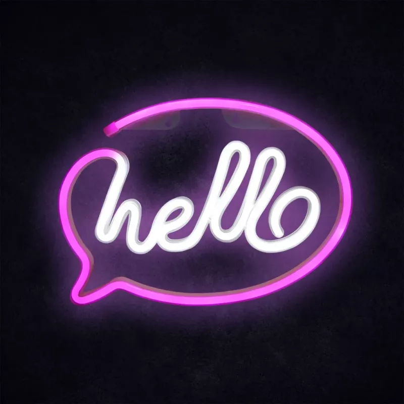 Dekoratyvinės neoninės lemputės MANTA SNL08PKT Pink/White – lanksti LED juosta, žemos įtampos dekoratyvinis akcentas