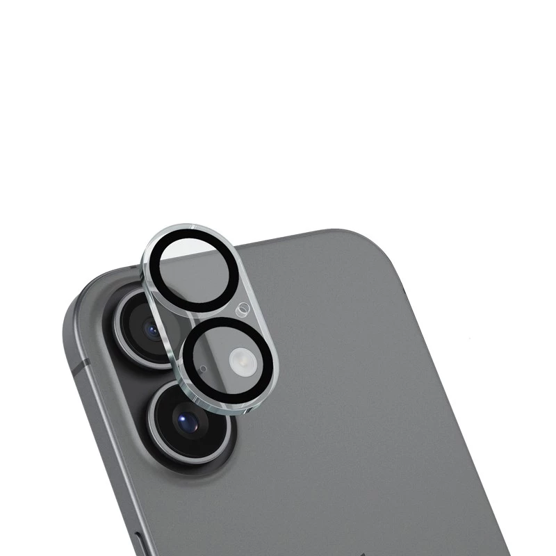 “Crong” kameros ir objektyvo stiklo apsauga CRGLSIP1763, skirta “iPhone 17” — kameros objektyvo dangtelis