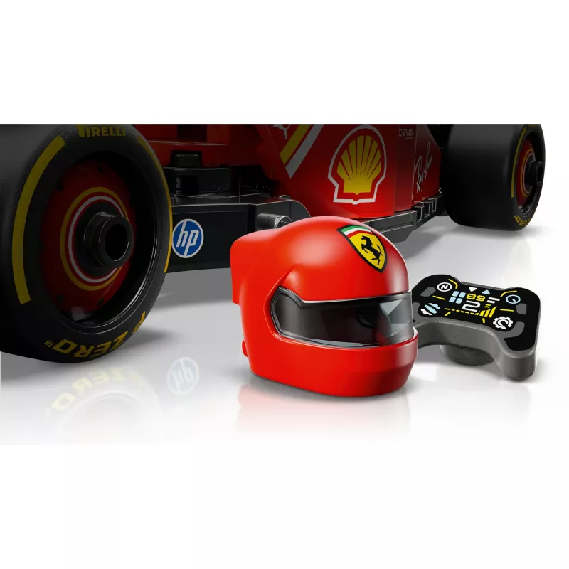 LEGO Speed Champions Ferrari SF-24 F1 lenktyninis automobilis, rinkinys 77242 — 275 vnt., 1 minifigūrėlė, 10+ metų