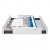 Prie sienos montuojamas šviesolaidinis korpusas DIGITUS DN-96843M-OS2, vienmodis, surinktas, 24×LC DX adapteriai su sujungimo laidais, plieninis, pilkas, 320×54×280 mm