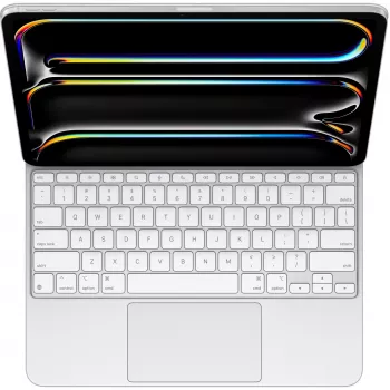 Apple Magic klaviatūra, skirta iPad Pro 13 colių M4, JAV anglų, balta QWERTY