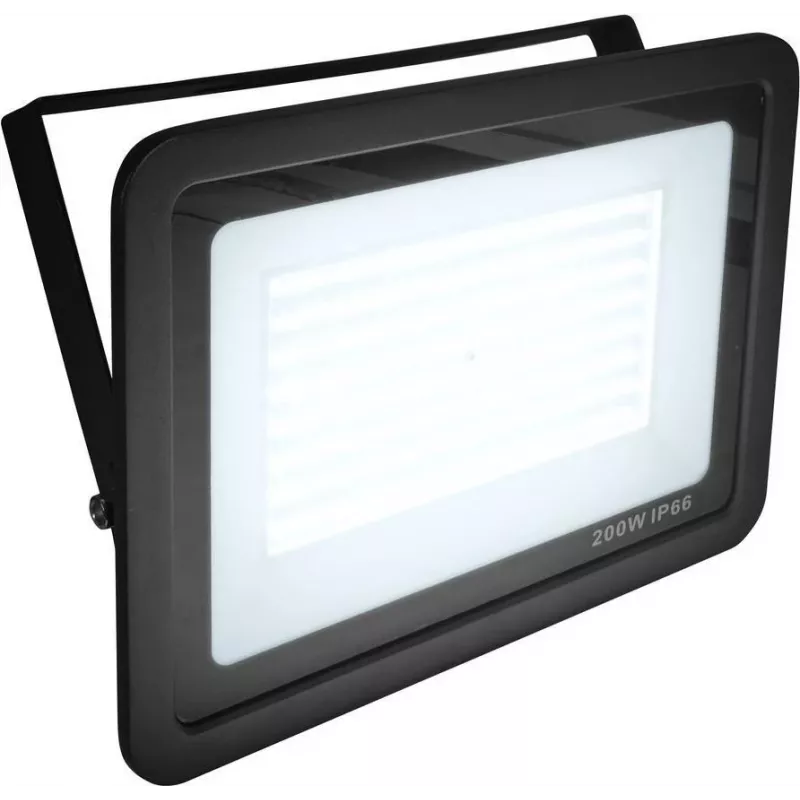LED prožektorius EUROLITE FL-200 SMD CW 200W IP65, šalta balta, skirtas naudoti lauke