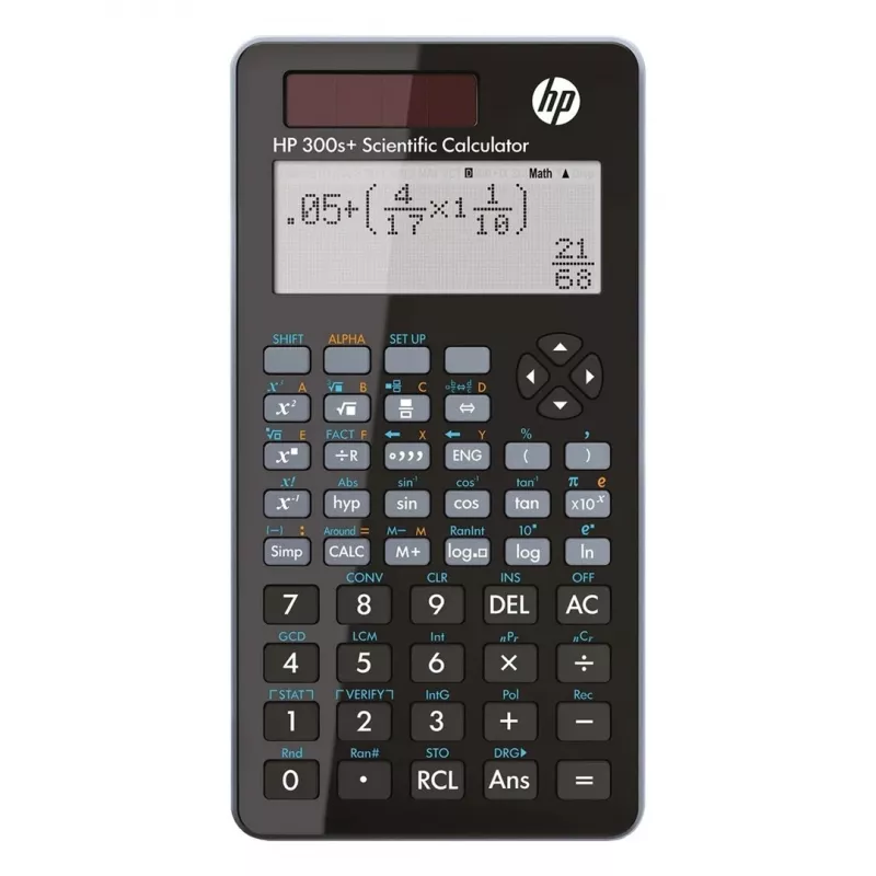 HP scientificiškas skaičiuotuvas HP 300SPLUS/INT BX, 315 funkcijos, 155x84x20mm, juodas